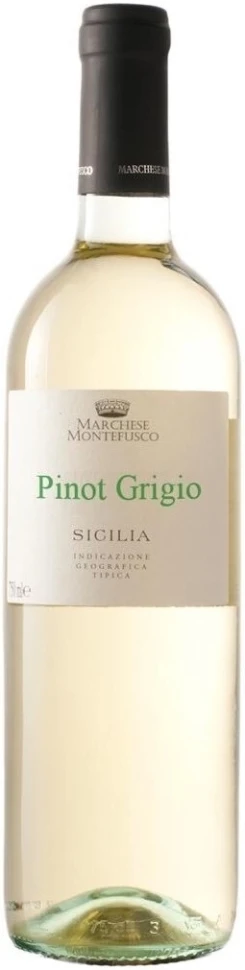 Вино Marchese Montefusco Pinot Grigio, Sicilia IGT, 2016