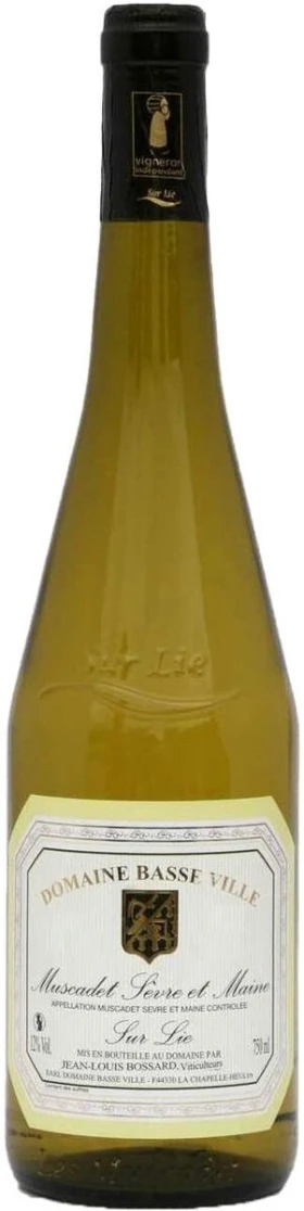 Вино Domaine Basse Ville, Muscadet Sevre et Maine AOC Sur Lie, 2024