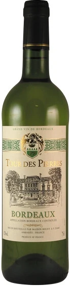 Вино "Tour des Pierres" Blanc Sec. Bordeaux AOC