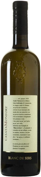 Вино Casata Monfort, Blanc de Sers IGT, 2010