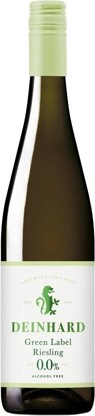 Вино Deinhard, Green Label Riesling Alcohol Free, 0.75 л