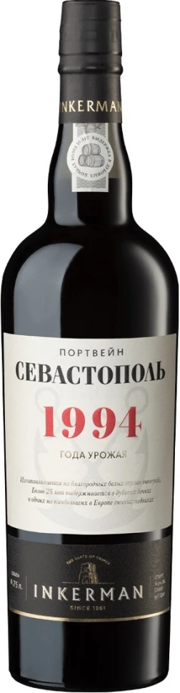 Портвейн Инкерман, Севастополь 1994, 0.75 л