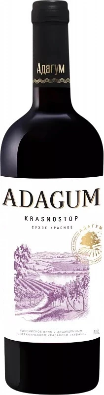 Вино Адагум Красностоп, 0.75 л