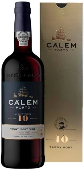 Портвейн Calem 10 Years Old Tawny Porto, gift box, 0.75 л