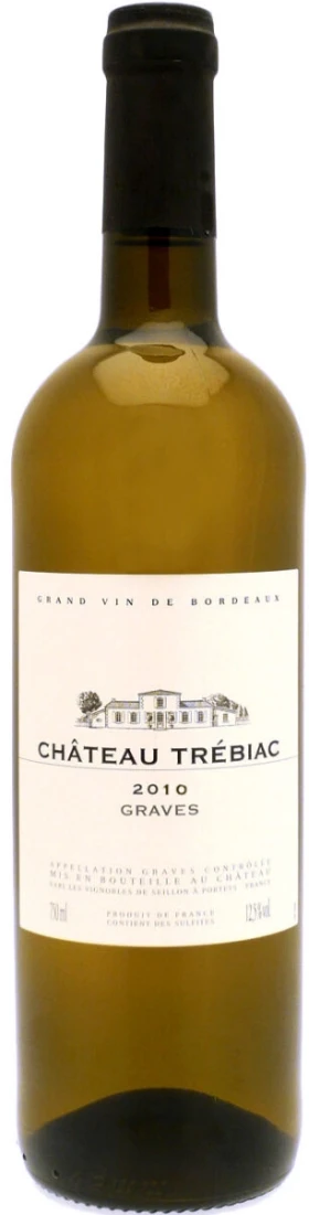 Вино Chateau Trebiac Blanc, Graves AOC, 2010