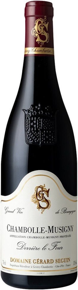 Вино Domaine Gerard Seguin Chambolle Musigny Derriere le Four AOP 2015