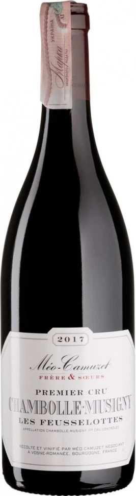 Вино Meo-Camuzet, Chambolle-Musigny Premier Cru Les Feusselottes AOC, 2017