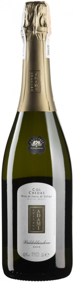 Игристое вино Adriano Adami Col Credas Brut Valdobbiadene Prosecco Superiore DOCG