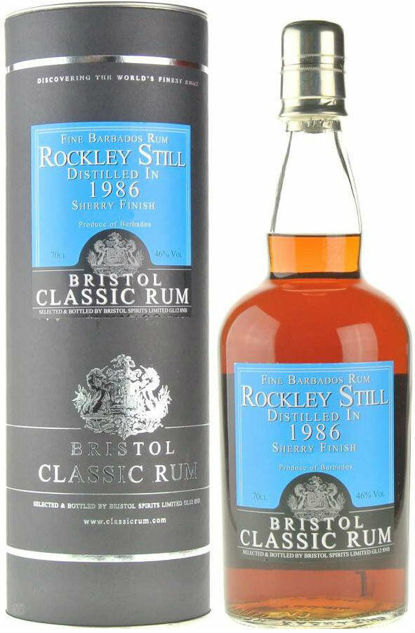 Ром Bristol Classic Rum Rockley Still Barbados 1986 in tube 0.7 л