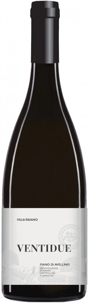 Вино Villa Raiano, Ventidue Fiano di Avellino DOCG, 2016