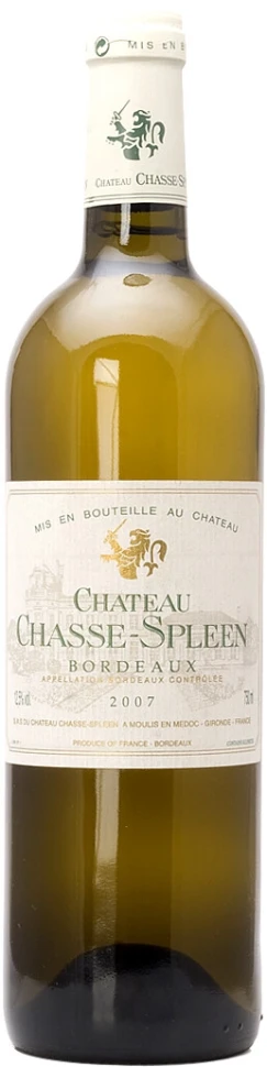 Вино Chateau Chasse-Spleen Blanc Bordeaux AOC 2007