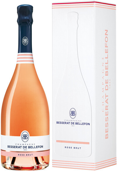 Шампанское Besserat de Bellefon Brut Rose gift box