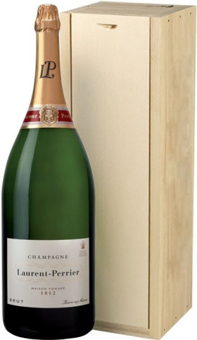 Шампанское Brut Laurent Perrier wooden box 3 л