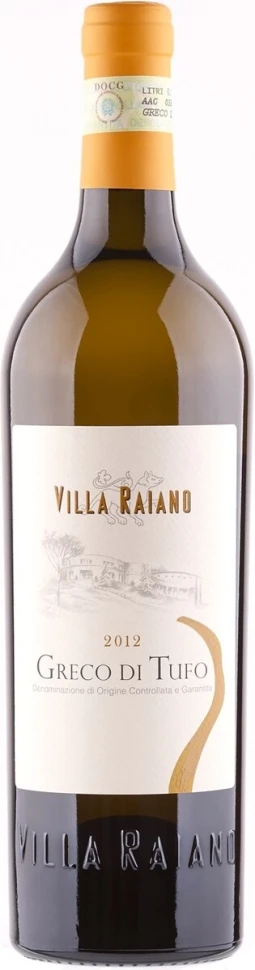 Вино Villa Raiano, Greco di Tufo DOCG, 2012