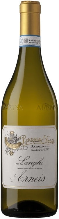 Вино Barale Fratelli, Arneis, Langhe DOC, 2020