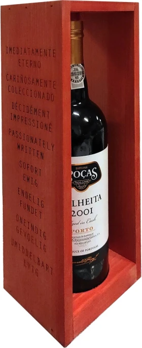 Портвейн Pocas, Colheita Porto, 2001, wooden box