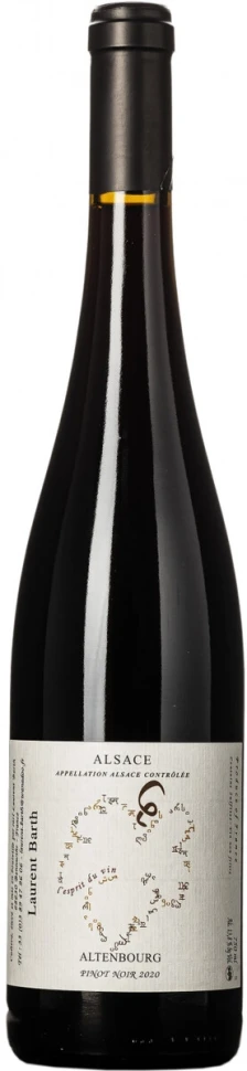 Вино Laurent Barth, Altenbourg Pinot Noir, Alsace AOC, 2022