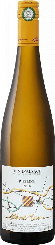 Вино Albert Mann, Riesling, Alsace AOC, 2016