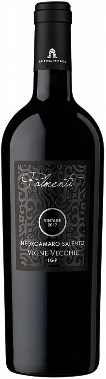 Вино Masseria Pietrosa, Palmenti Negroamaro Vigne Vecchie, Salento IGP, 2017