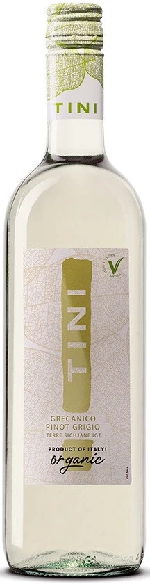 Вино TINI Organic Grecanico-Pinot Grigio terre Siciliane IGT, 2022