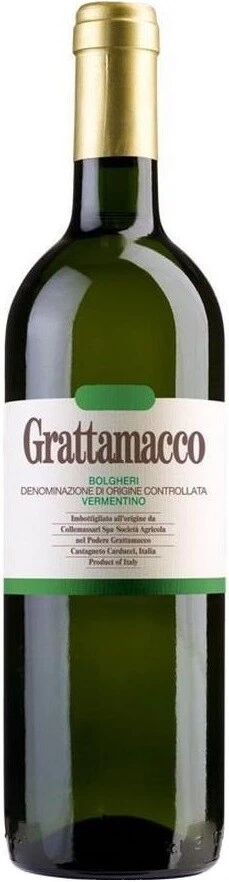 Вино Grattamacco, Vermentino, Bolgheri DOC