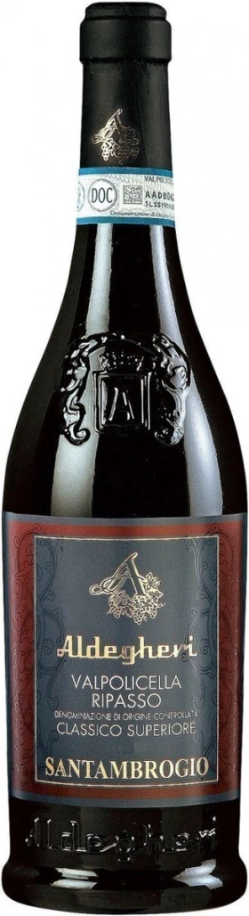 Вино Cantine Aldegheri, Valpolicella Ripasso Santambrogio Classico Superiore DOC, 2019