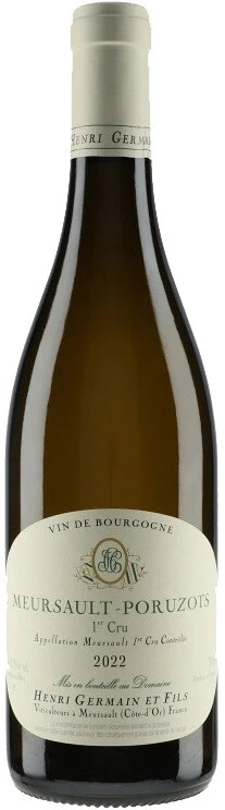Вино Henri Germain et Fils, Meursault-Poruzots 1er Cru AOC, 2022