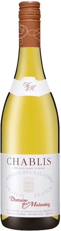 Вино Domaine des Malandes, Chablis AOC, 2013