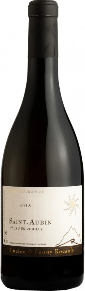 Вино Domaine Fanny & Lucien Rocault, Saint-Aubin 1er Cru En Remilly AOC, 2018