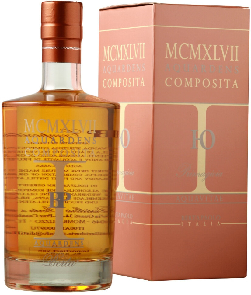 Граппа Berta MCMXLVII Aquardens Composita gift box 700 мл
