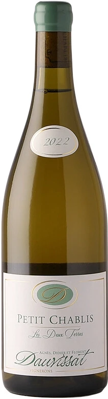 Вино Domaine Agnes, Didier et Florent Dauvissat, Petit Chablis Les Deux Terres AOC, 2022