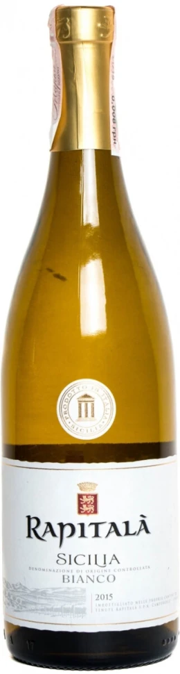 Вино Rapitala Bianco, Sicilia DOC, 2015