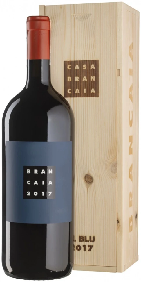 Вино Brancaia, Il Blu, Rosso Toscana IGT, 2017, wooden box, 1.5 л