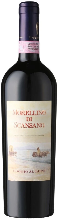 Вино Sette Ponti, Poggio al Lupo, Morellino di Scansano DOC, 2012
