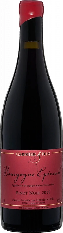 Вино Domaine Garnier &amp; Fils, Bourgogne Epineuil AOP, 2015