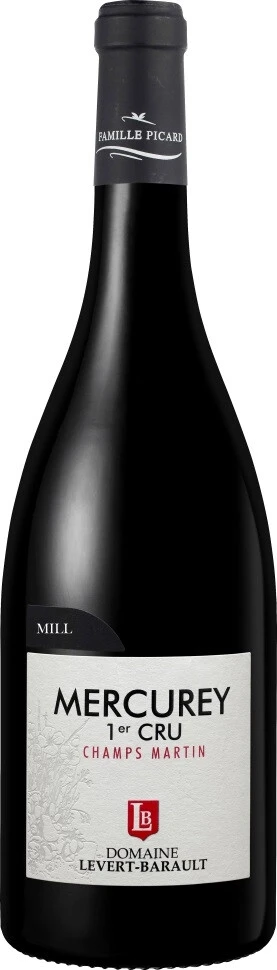 Вино Domaine Levert-Barault, Mercurey 1er Cru Champs Martin AOC, 2018