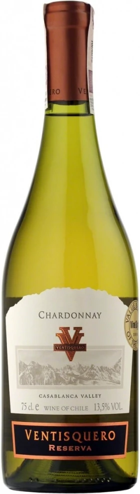 Вино Ventisquero, Reserva Chardonnay, Valle de Casablanca DO, 2013
