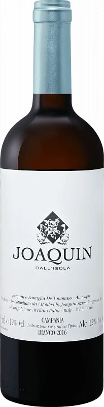 Вино Joaquin, Dall'Isola Bianco, Campania IGT, 2016