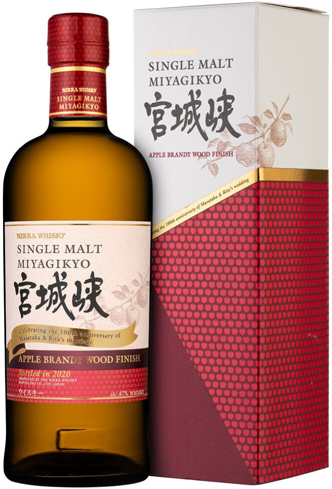 Виски Nikka Miyagikyo Apple Brandy Wood Finish gift box 700 мл