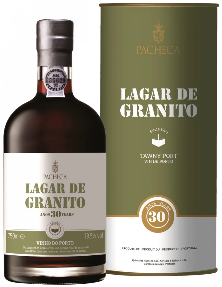 Портвейн Quinta da Pacheca, Lagar de Granito Porto 30 Anos, gift tube
