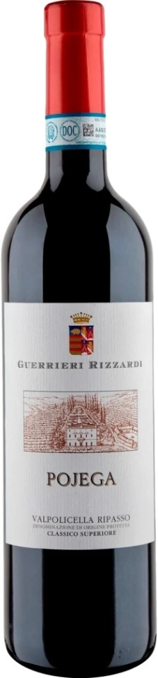 Вино Guerrieri Rizzardi, Pojega Ripasso, Valpolicella DOC Classico Superiore, 2020