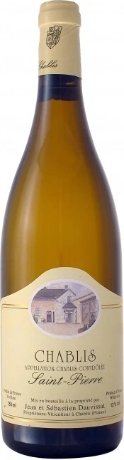 Вино Domaine Jean et Sebastien Dauvissat, Chablis Saint-Pierre AOC 2008, 375 мл