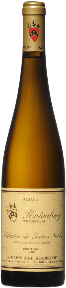 Вино Zind Humbrecht Pinot Gris Rotenberg Selection de Grains Nobles AOC 2008