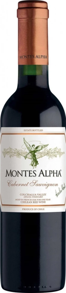 Вино Montes, Alpha Cabernet Sauvignon, 2012, 375 мл