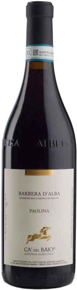 Вино Ca'del Baio, Barbera d'Alba Paolina DOC, 2014