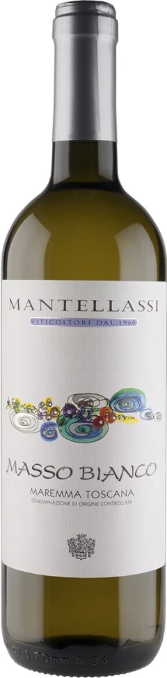 Вино Mantellassi, Masso Bianco, Maremma Toscana DOC, 2018