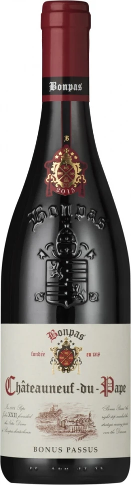 Вино Bonpas, Bonus Passus Chateauneuf-du-Pape AOC, 2016