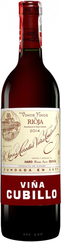 Вино Vina Cubillo Crianza, Rioja DOC, 2014