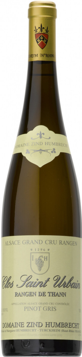 Вино Zind Humbrecht Pinot Gris Rangen de Thann Clos Saint Urbain Alsace AOC 2010