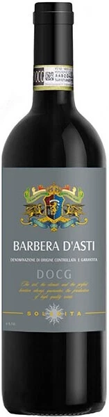 Вино Solarita Barbera d'Asti DOCG, 2019